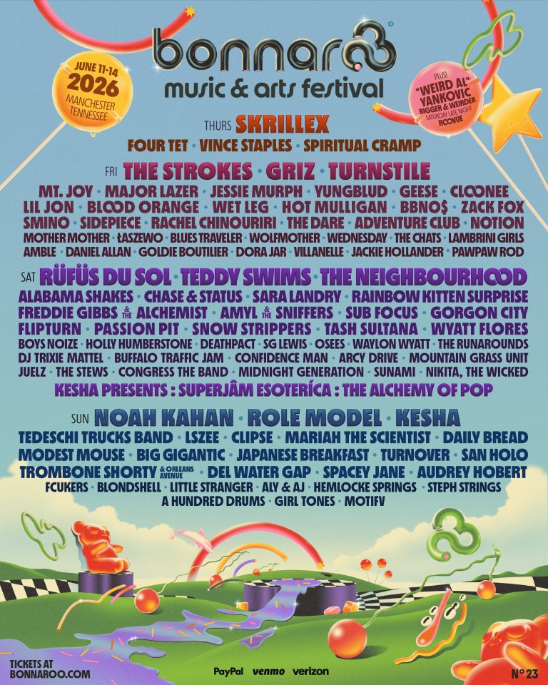 Bonnaroo 2026 Returns to Manchester with Diverse Lineup