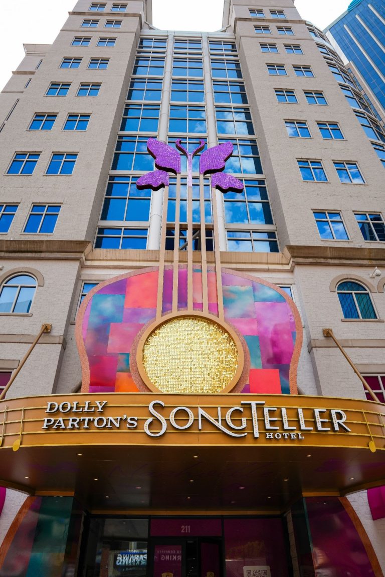 Dolly Parton’s SongTeller Hotel + Life of Many Colors Museum Opening Set
